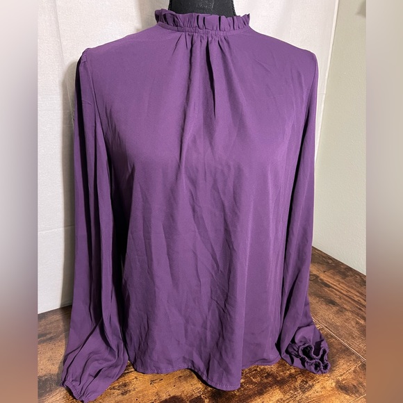 SHEIN Tops - SHEIN purple blouse
